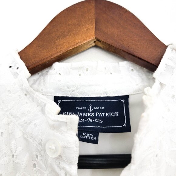 Kiel James Patrick Edgartown Summering Lace Dress in White Medium - Picture 6 of 7